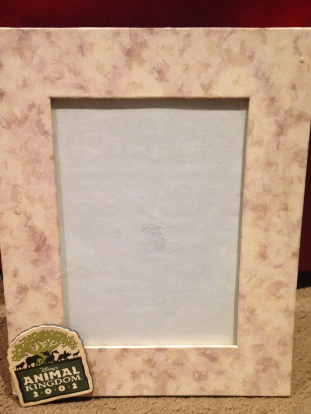 Vintage 2002 Disney Animal Kingdom  - Frame sits tabetop  Portrait or Landscape